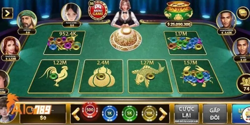 Tham gia bầu cua nổ hũ rinh nhiều qu&agrave; khủng&nbsp;